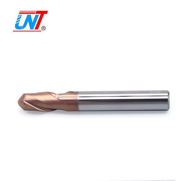  Carbide Ball End Mills for High Hardness Steel-HRC65 , 45°Spiral / Regular Model 