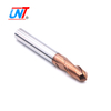  Carbide Ball End Mills for High Hardness Steel-HRC65 , 45°Spiral / Regular Model 