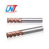 Carbide Square End Mills for High Hardness Steel-HRC65 ,Multi-blade, 45°Spiral / Regular Model 