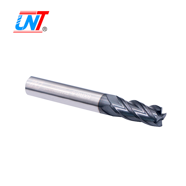 Carbide,4 Flute Corner Radius, Regular Length 