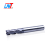 Carbide,4 Flute Corner Radius, Regular Length 